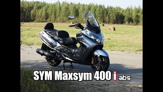 Тест-драйв и обзор SYM Maxsym 400i, на скутере тоже свой кайф)