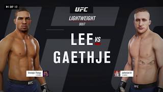 EA UFC 3: Ranked Online: Kevin "The Motown Phenom" Lee (me) vs Justin "The Highlight" Gaethje