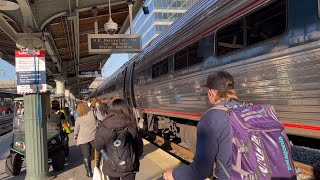 Amtrak Northeast Regional Train 134 Ride from Washington, DC to New York, NY