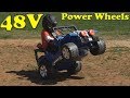 Run 48V on a (12V) Electric Jeep Power Wheels