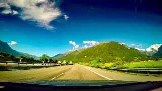 Driving Time-Lapse in Switzerland - Spiez-Innertkirchen - 4K UHD - GoPro Hero4 Black Edition