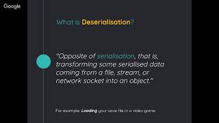 Developer's guide to Deserialization Attacks - Felix Shi