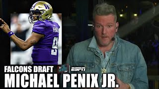 Michael Penix Jr. drafted by the Falcons at No. 8 | Pat McAfee Draft Spectacular