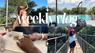 Vlog: LaJoya Lodge| Hennops Hiking Trail| Girl Maintenance| WigPrep| South African Youtuber| 2024