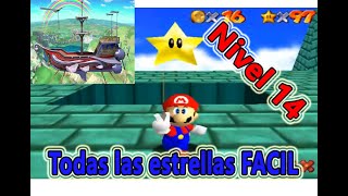 Como conseguir TODAS Las Estrellas del Nivel 15 de Mario 64 (FACIL)