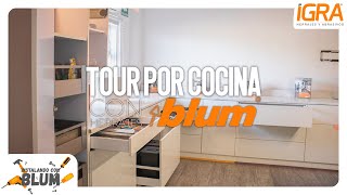 Tour por cocina con herrajes Blum | IGRA HERRAJES