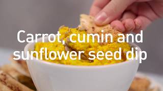 Carrot, Cumin And Sunflower Seed Dip | delicious. Magazine