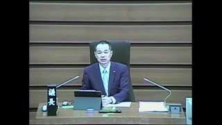 令和５年第４回定例会　開会・議案等の上程（１２月１日）