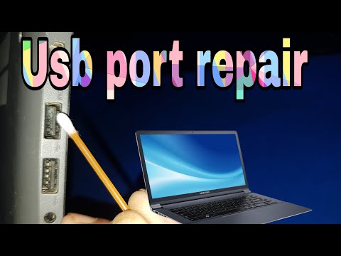 USB Port Repair | How To Clean USB Port | Loose USB Port Repair | - YouTube