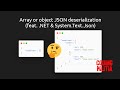 Array or object JSON deserialization (feat. .NET & System.Text.Json)