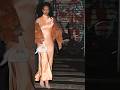 Rihanna and ASAP Rocky arrive at 2am at Restaurant Langosteria in Milan, Italy in silk dress #2023