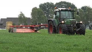 Maaien met Fendt Favorit 515C Turboshift + Kuhn FC 302 G - Melkveebedrijf \