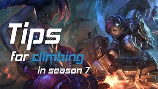 Tips on how to climb in season 7