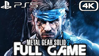 METAL GEAR SOLID 2 PS5 Gameplay Walkthrough FULL GAME (4K 60FPS) No Commentary (Master Collection)