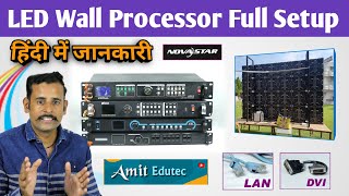 LED Wall Processor Full Setup | Setting | Wiring | NovaStar | Amit Edutec