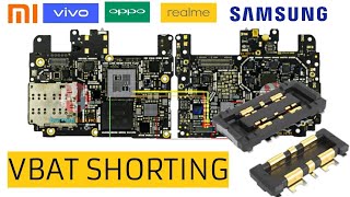 Mobile repairing Class | Bettery Connecter pe shorting ( VBat Line Short )