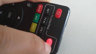Mxq tv box remote control blinking configure