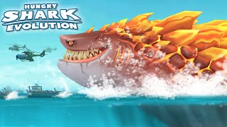 New MAGMA GODZILLA SHARK Unlocked!!! - Hungry Shark Evolution | HD