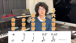 【楽典05】音符と休符の長さ