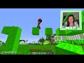 fiz um parkour com blocos falsos para trollar os meus amigos no minecraft