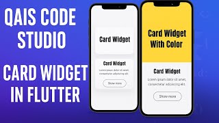 Flutter Card Widget Explained with Examples 💡 | Basic to Advanced UI Design (2025)