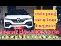 Renault kiger 1000cc+turbo pertama pasang full peredam suara