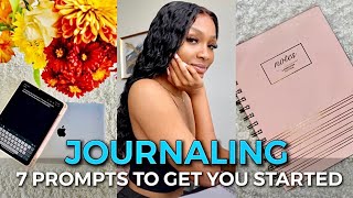 How to: Journaling for Beginners | 7 Prompts to Get You Started | Self Care Sundays | Janika Bates