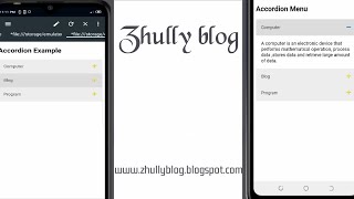 HTML,CSS and JavaScript code to create an Accordion menu