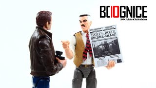 Hasbro Marvel Legends Retro Collection J JONAH JAMESON Action Figure Review MORE Pics Of Spider-Man!