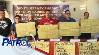 Transport groups may ikinakasang tigil-pasada sa Marso 6-12 | TV Patrol