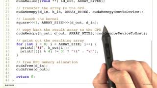 Squaring Numbers Using CUDA Part 3 - Intro to Parallel Programming