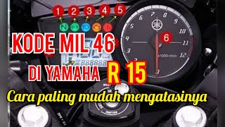 Ciri Kiprok Yamaha R 15 Rusak,Kode Mil 46, Ganti Kiprok N Max saja.