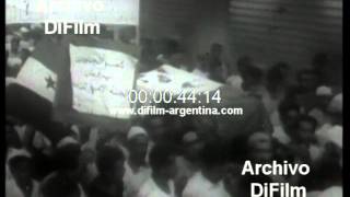 DiFilm - Manifestation of people in Aden Yemen 1967