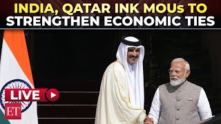 LIVE: PM Modi, Amir of Qatar Sheikh Tamim bin Hamad Al Thani sign pacts to strengthen bilateral ties