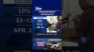 DoorDash helps drivers with gas money
