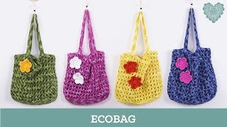 Criações em Crochê: Ecobag | Luciana Ponzo