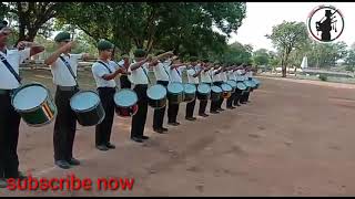 Indian bag pipe drums call place in Pachmarhi M.P. Indian Army