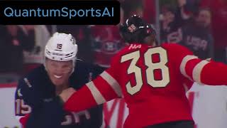 USA vs Canada Hockey Fight Highlights