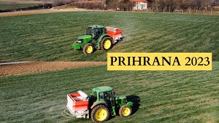 Prihrana 2023! | John Deere 6420 \u0026 Rauch 30.2 |