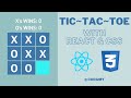 ReactJS Learner Project - TicTacToe with React and CSS! - REACT PROPS, HOOKS, COMPONENTS.