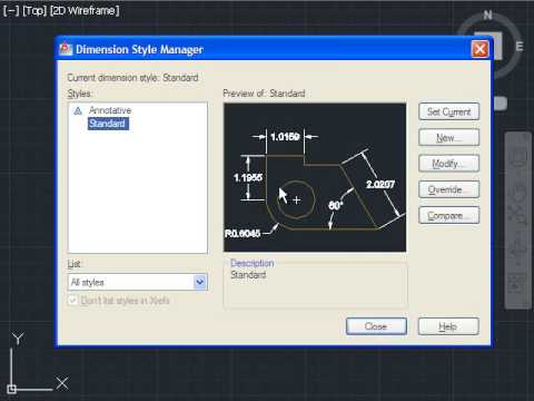AutoCAD Tutorial Change the Scale of Dimension Font AutoCAD Tutorial Change the Scale of Dimension Font
