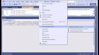 PostgreSQL Entity Framework Code First approach | C# PostgreSQL ORM CRUD example