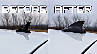 VW Tiguan | Install A Shark Fin Antenna Cover | Fits Any Car | Car Exterior Upgrade | Volkswagen