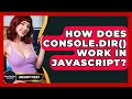How Does Console.dir() Work In JavaScript? - JavaScript Toolkit