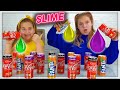 DON'T CHOOSE THE WRONG COCA COLA, FANTA SLIME CHALLENGE !