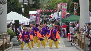 【4K】北條跳猿會　秦野元気祭り春の陣1日目　流し演舞