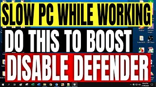 How to Turn OFF Windows Defender | How to Permanently Disable Windows Defender on Windows 10