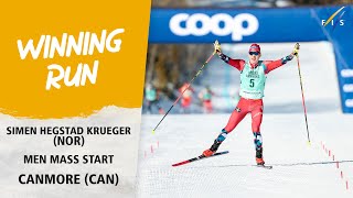 Krueger outclasses rivals in Canmore Mass Start | FIS Cross Country World Cup 23-24