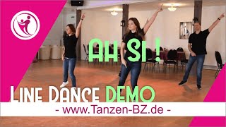 Beginner Line Dance - AH SI! - Demo zum Mittanzen für Einsteiger