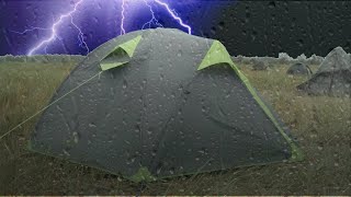 Rain Sounds on Tent 1 Hour